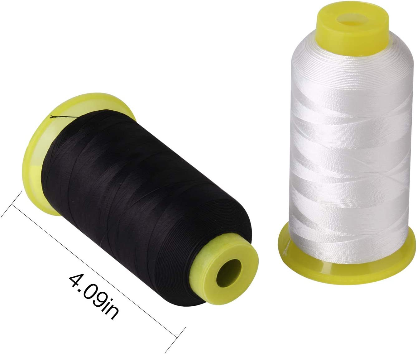 Bonded Nylon Sewing Thread Set 1500yd Heavy Duty Upholstery Craft 2 Spools gallery