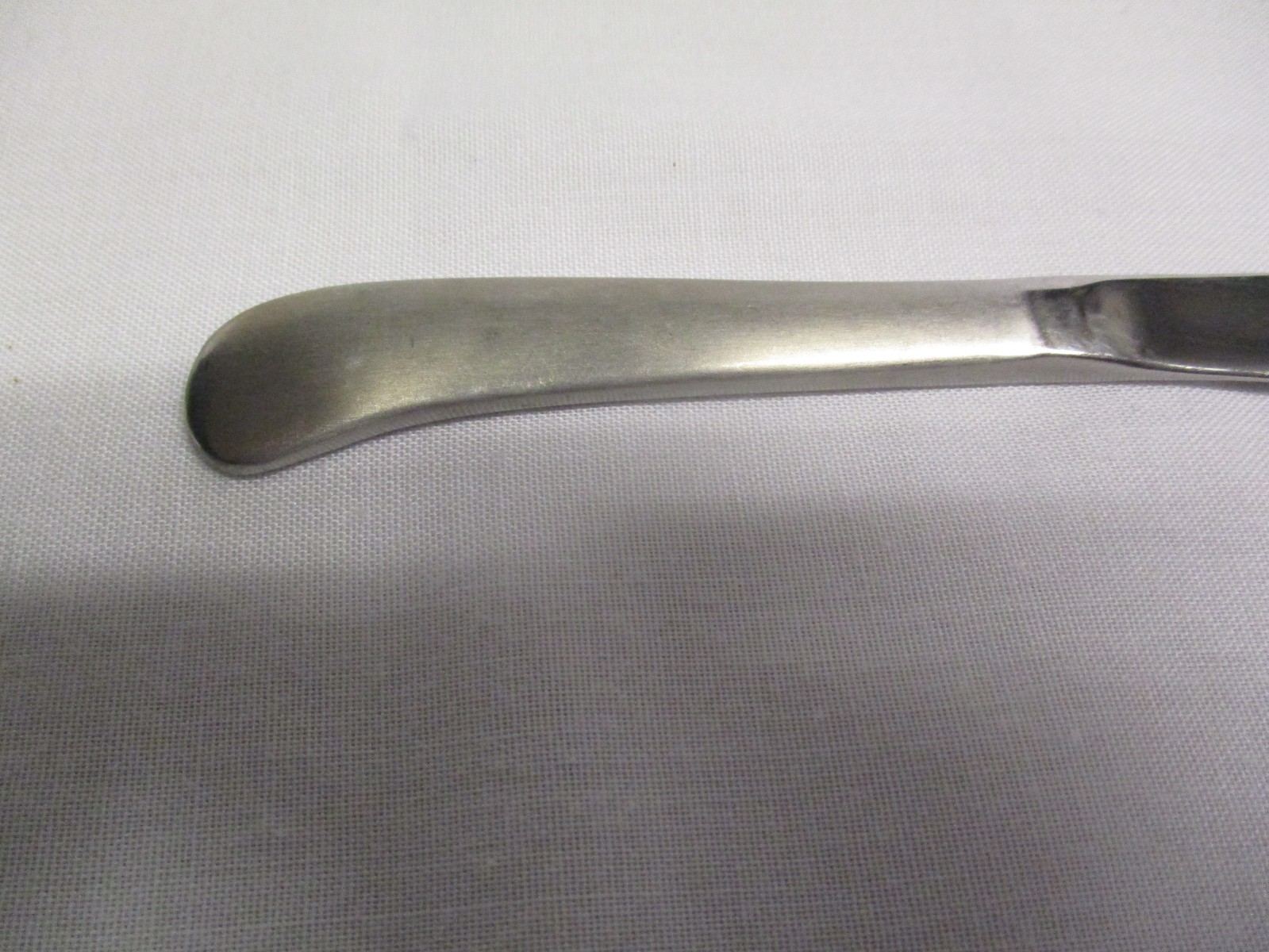 Set Of 5 Stainless Flatware Solid Single Piece Construction Dinner Knife 6" gallery