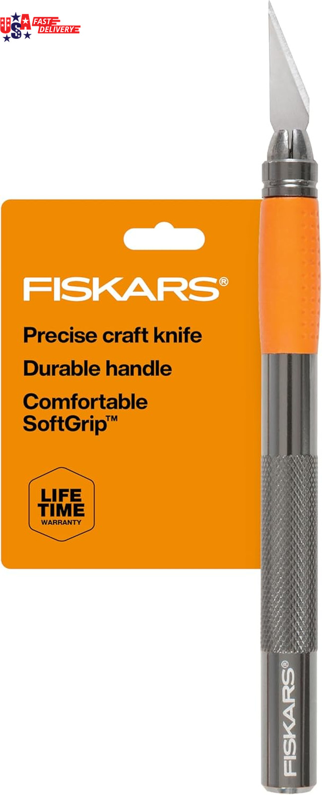 Fiskars Detail Craft Knife, Exacto Hobby Knife for Crafting, Arts, Modeling, Scr gallery