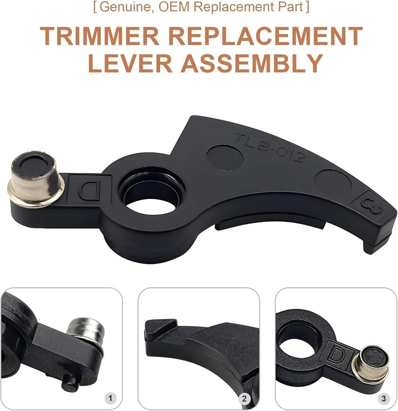 Trimmer Replacement Lever Assembly OEM 90567079 Replace for Blacck&Deccker St... gallery