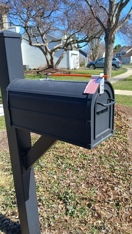 Mail's Here!! Mailbox Flag Alert System, Easy Install, Plastic & Metal Kit gallery
