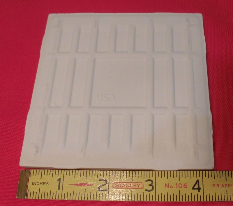1 pc. Mayan White: Glossy Ceramic Tile by Daltile 4-1/4" Tiny, Bumpy, Dimple gallery