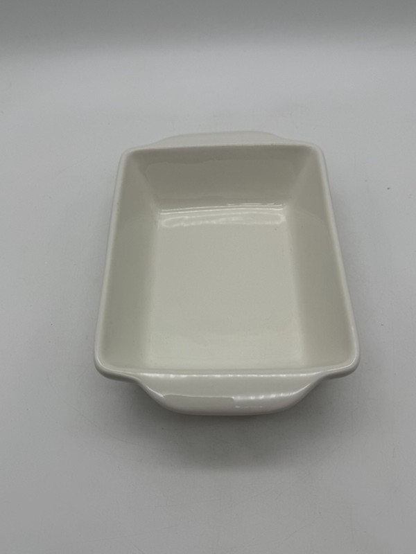 Cucina Porcelain White Rectangle Baking Dish 7.5"x5" gallery