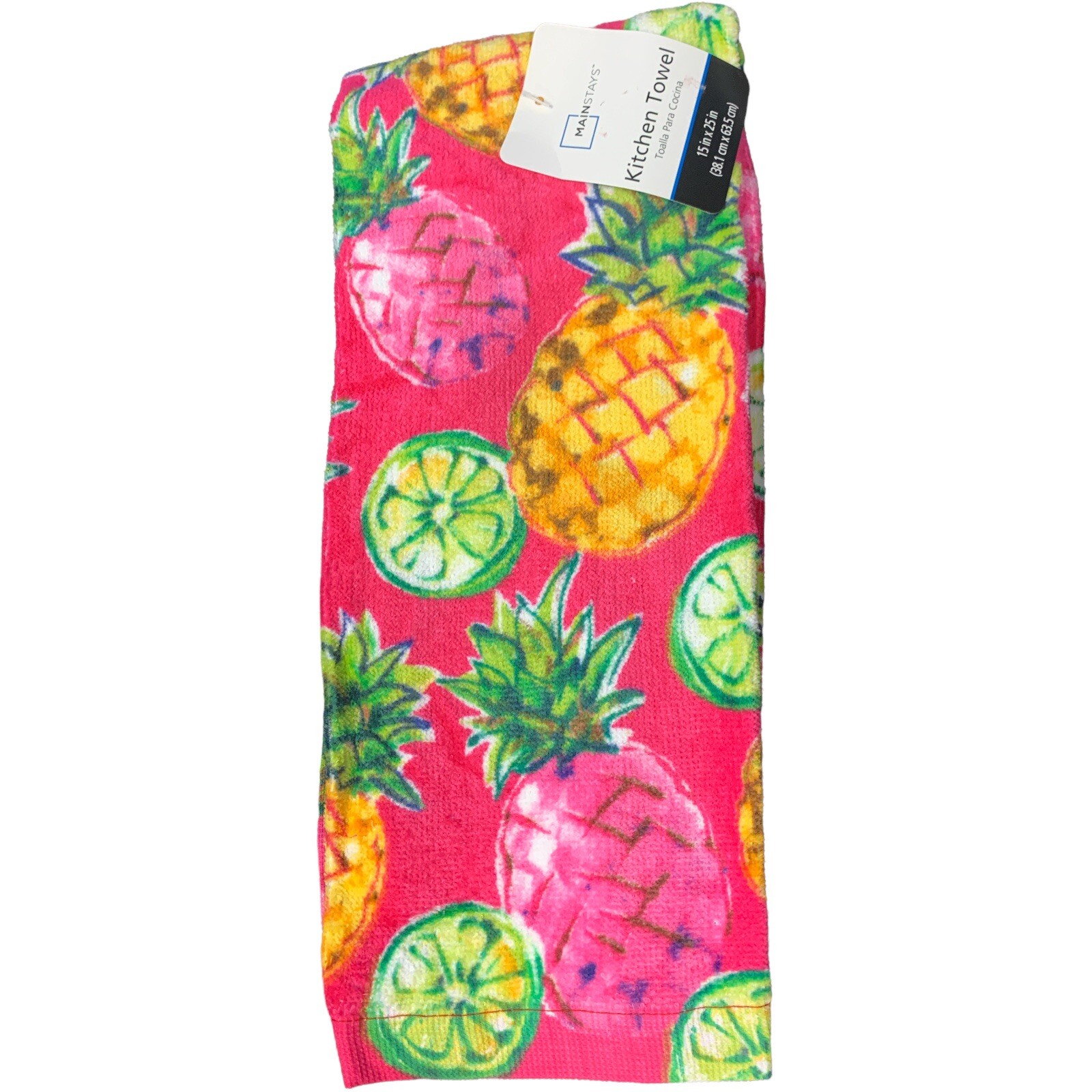 BRAND NEW Kitchen Dish Towel Single Terrycloth Pineapple Tropical Fruit gallery