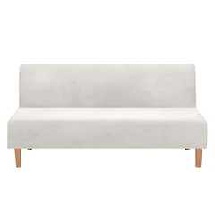 Armless Sofa Cover Stretch Sleeper Velvet Sofa Bed Slipcover Protective Cover