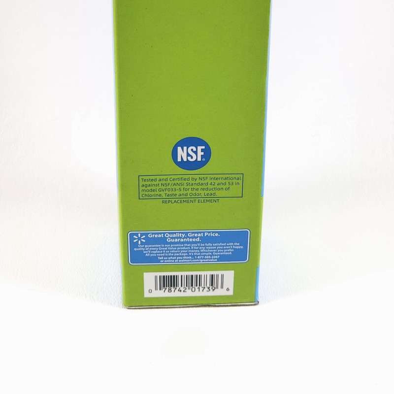 2 Great Value Refrigerator Water Filter GVF033 GE RPWF RWF1063 RWF3600A* 400 gal gallery