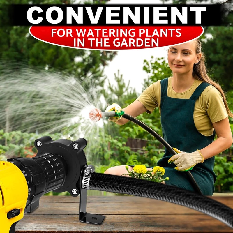 Portable Electric Drill Drive Self Priming Pump Water Oil Fluid Transfer Pumps gallery