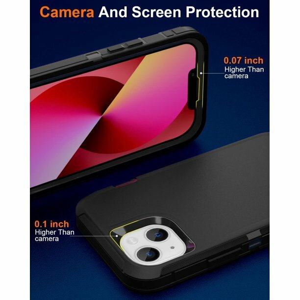 For iPhone 15 14 13 12 11 Pro Max Shockproof Defender Cover Case W/Belt Clip gallery