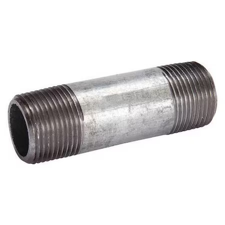 3/4" Mnpt X 7" Tbe Galvanized Steel Pipe Nipple Sch 40, 564-070 gallery