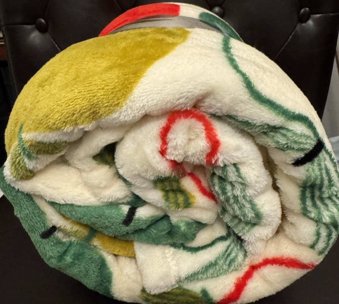 Fall & Harvest APPLES Apple Print 5x6' Oversized THROW BLANKET The Big One® NEW! gallery