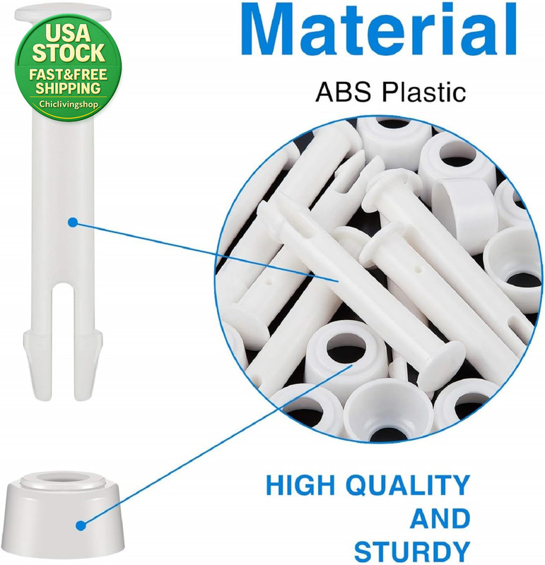 36 Pcs Plastic Pool Joint Pins Seals Replacement Parts for 2.36 Inch Intex Pools gallery