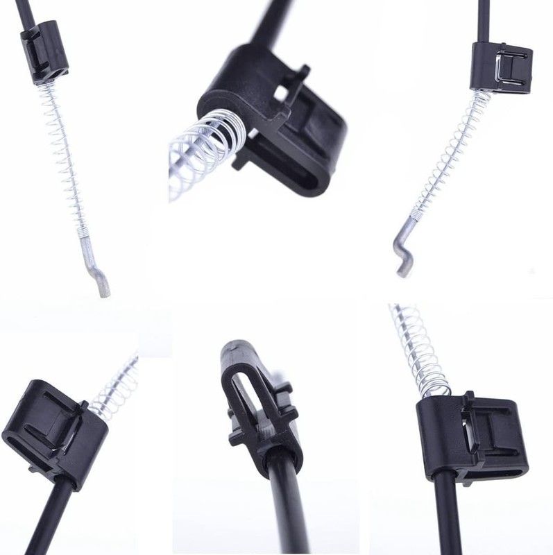 Recliner Release Cable Set Black Alloy Steel 36.5" Length S Hook Handles gallery