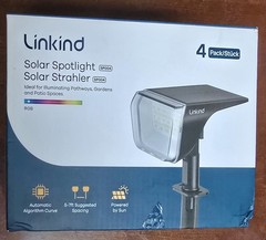 Linkind Solar Spotlight 4pk Model: SP004 Brand New Open Box For Veiwing Complete