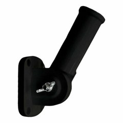 Adjustable Flag Pole Bracket Black Aluminum Wall Mounted FlagPole Bracket