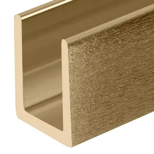 Brixwell SDCD3812BA-CCP12-XCP5 Shower Door Aluminum Deep U-Channel for 3/8'' gallery