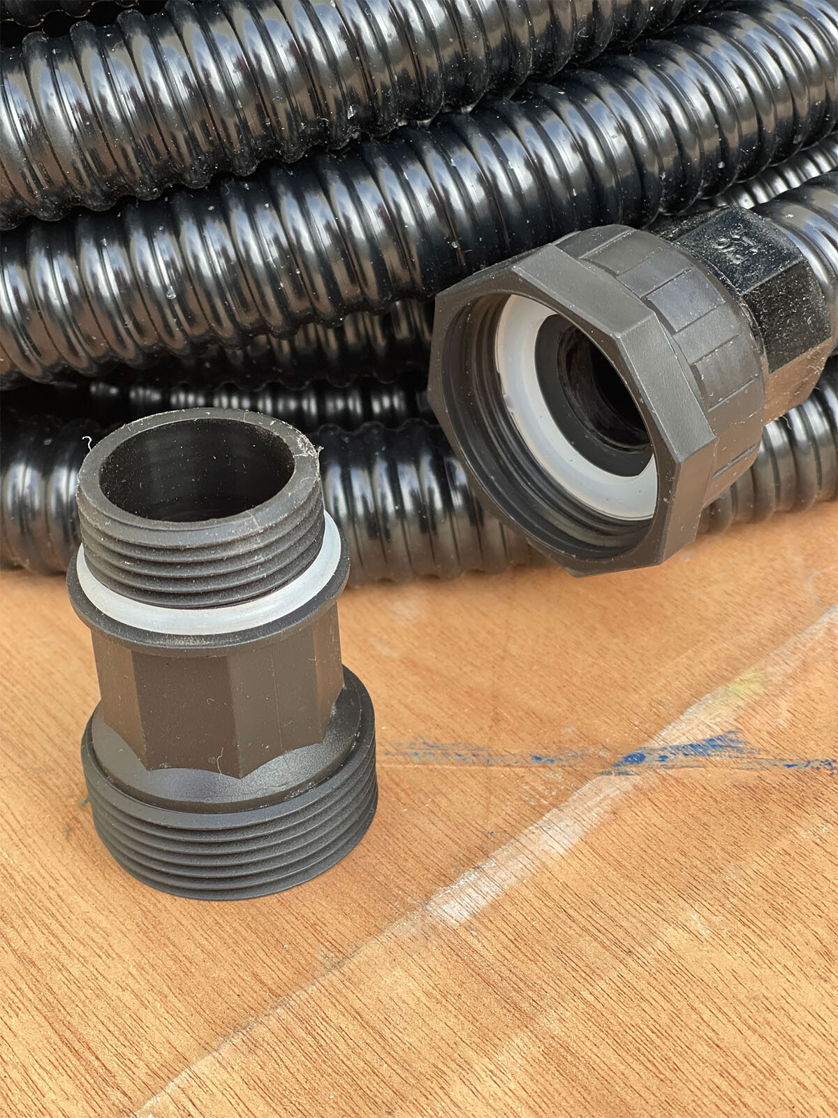 23ft Water Suction Inlet Hose Set w/Backflow Valve 4 Self-Priming Booster Pump gallery
