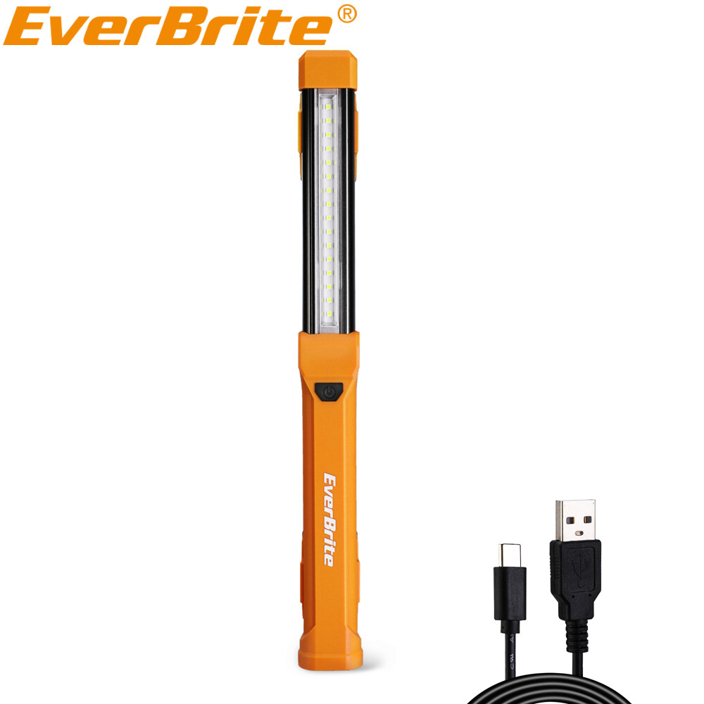 EverBrite 1000LM LED Work Light 4 Modes Rechargeable Work Light w/USB C Cable US gallery