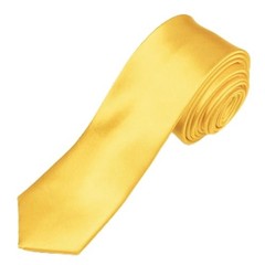 Men’s Skinny Ties 2 Inch (5CM) Solid Pure Color Plain Slim Necktie for Men