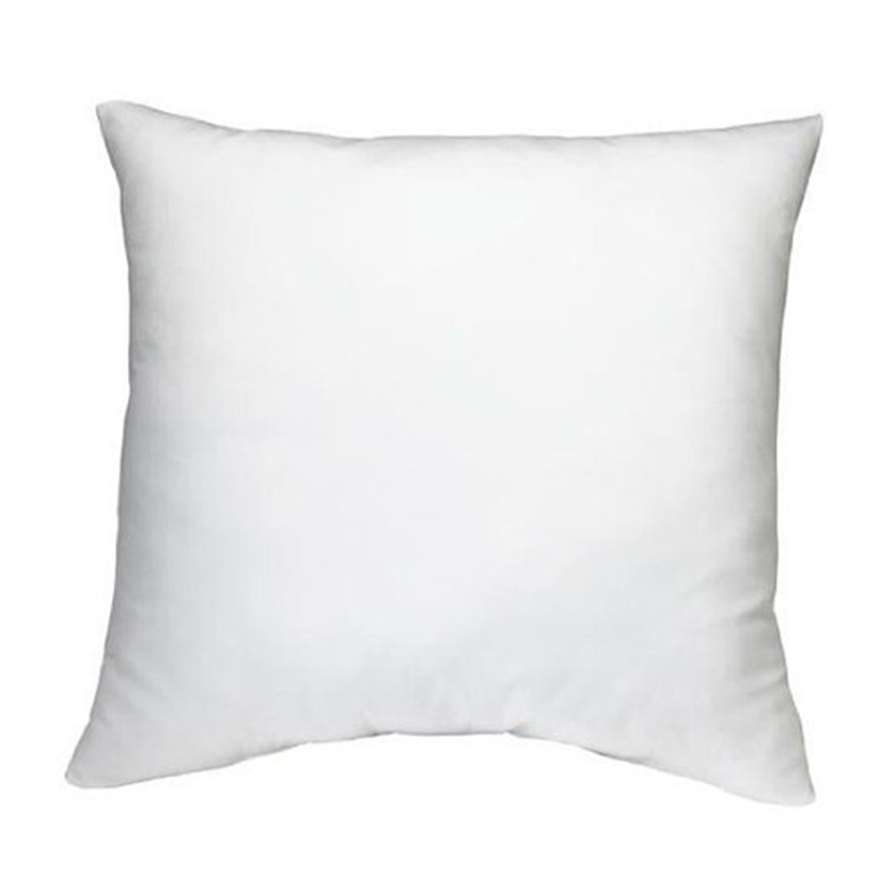 DreamHome Square Poly Pillow Insert, 18" L X 18" W, White