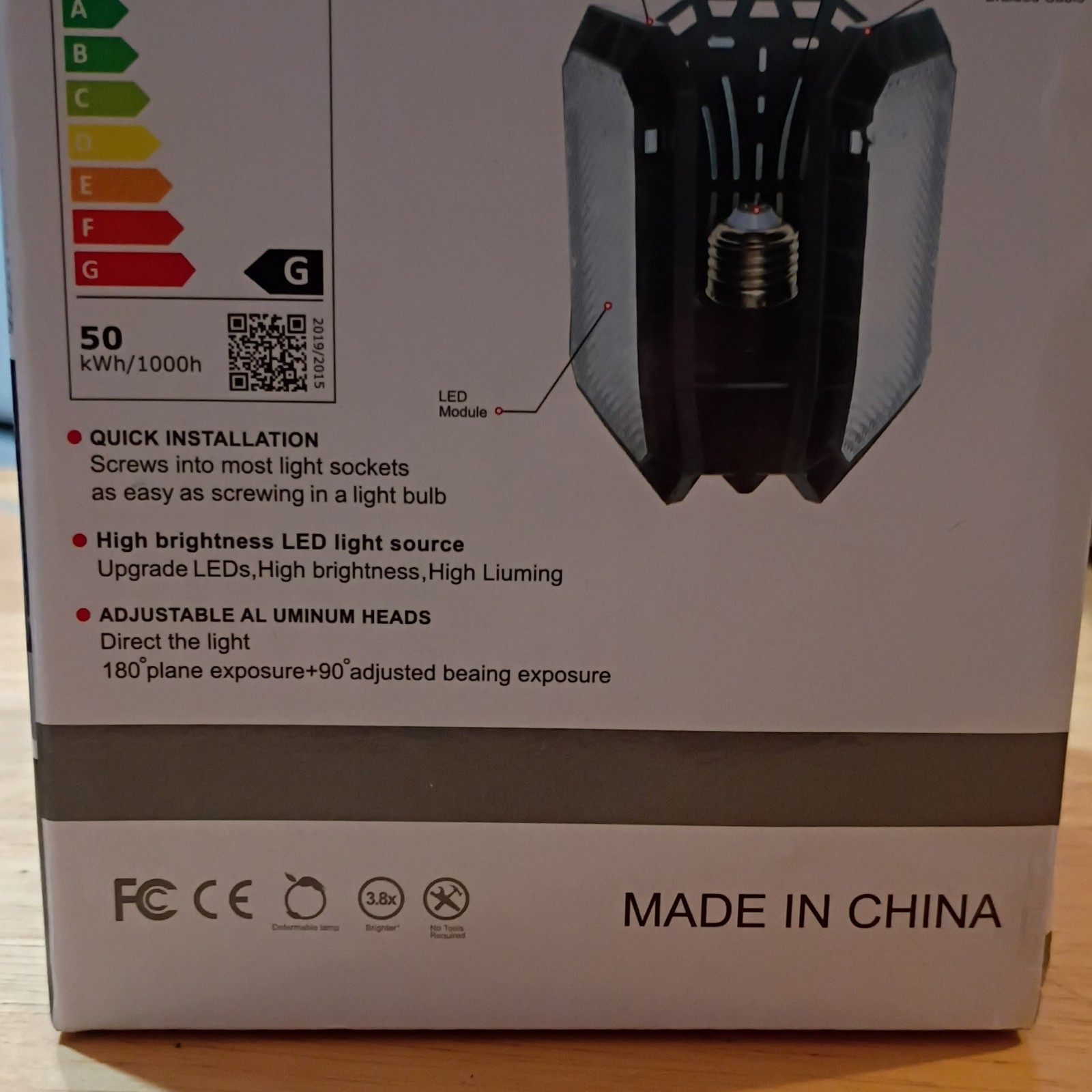 Zhongshan Takov CHX-A03 Adjustable LED Ceiling Fixture, Black, High Brightness gallery