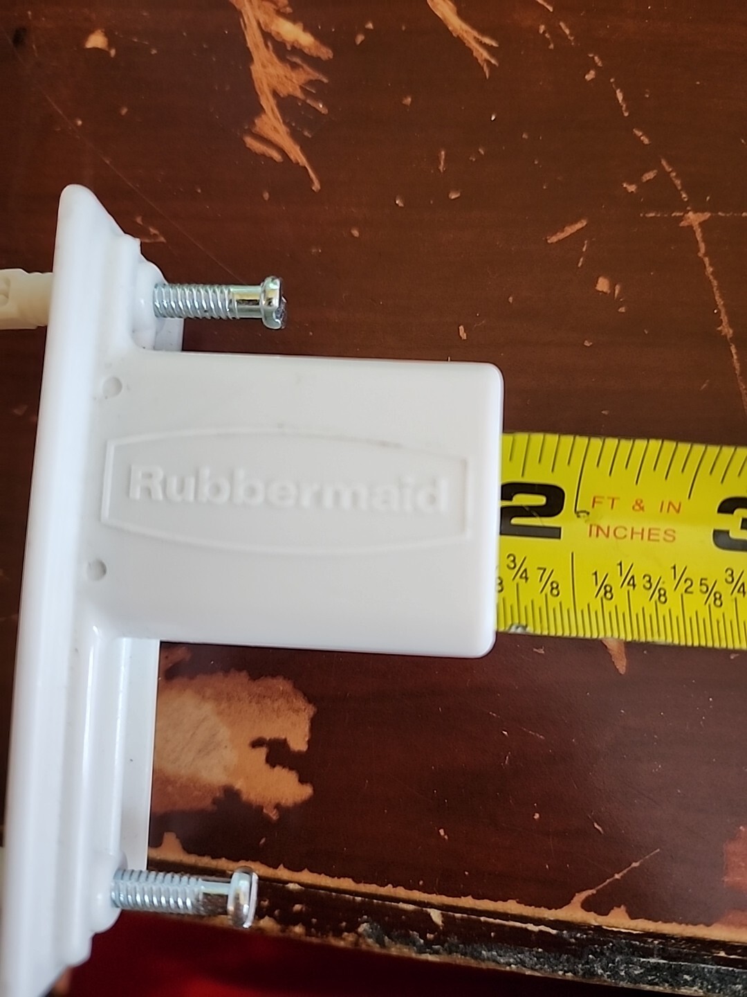 4 Rubbermaid Closetmaid FreeSlide Fast Set Wall End Shelf Shelving Wire Bracket gallery
