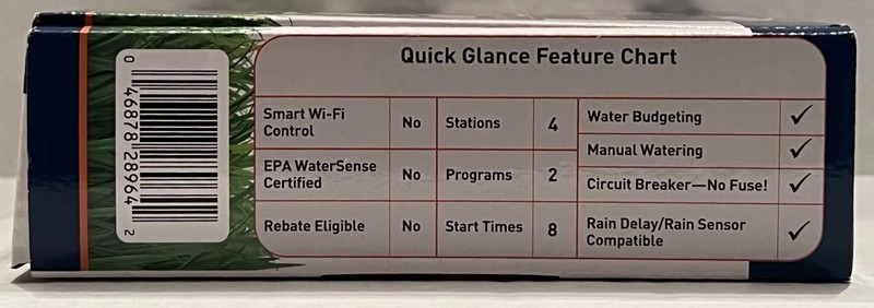 Orbit 28964 EASY DIAL Sprinkler Timer 4 Station Indoor Mount ONLY - New gallery