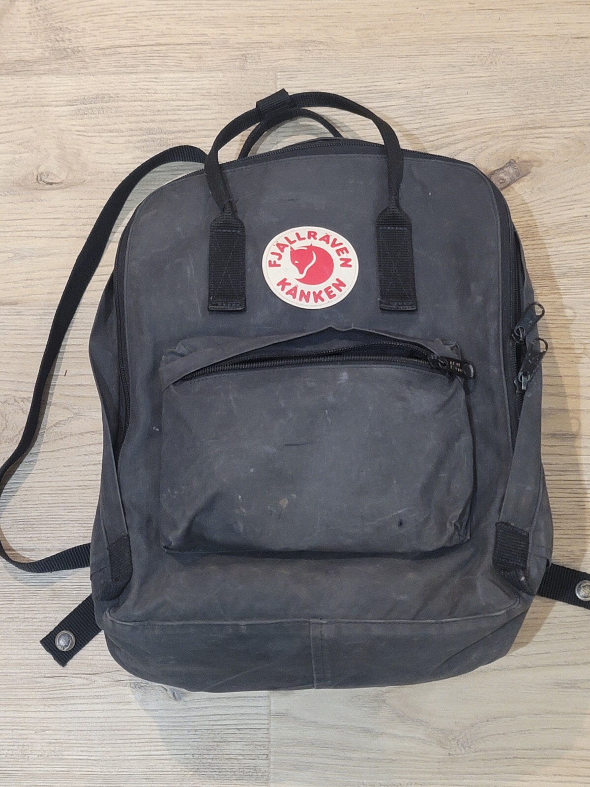 Fjallraven Kanken Black Backpack READ!!!