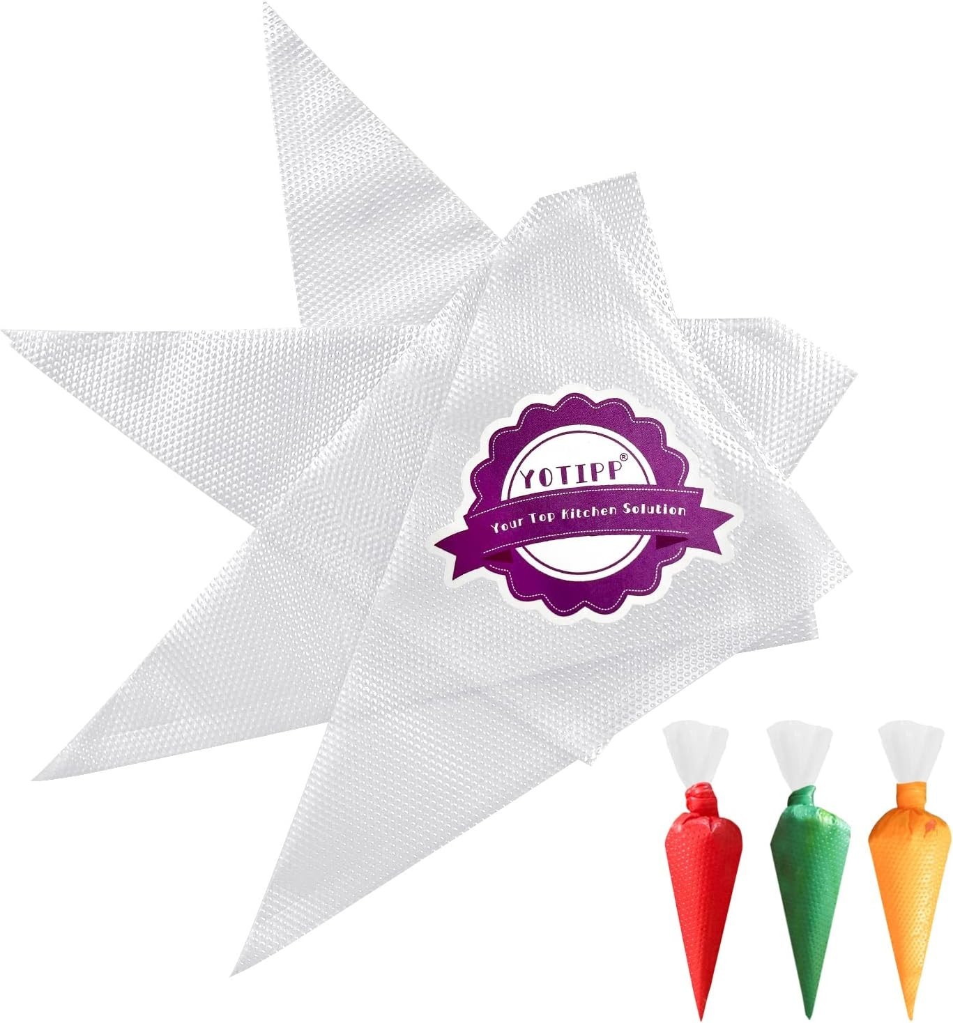 100-Piece 12-Inch Thickened Icing Bags - Professional Quality for Home Bakers gallery