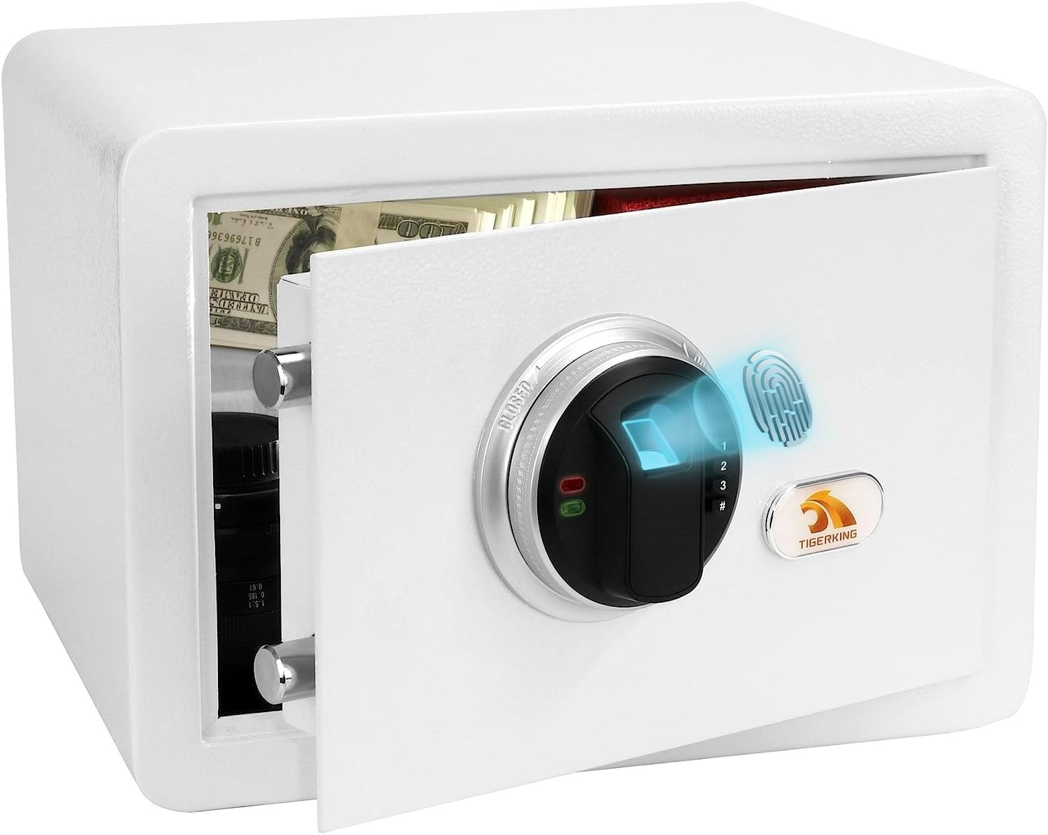 Biometric Fingerprint Home Safe 1.2 Cubic Feet Digital Security Safe gallery