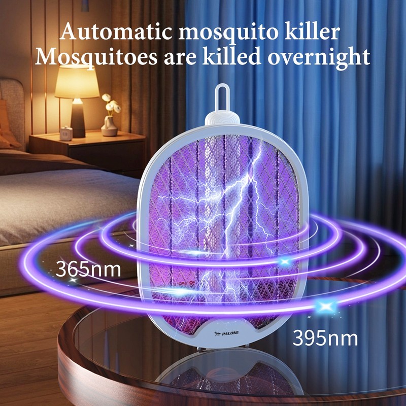 Multi functional electric mosquito swatter, handheld, wall mounted, desktop gallery
