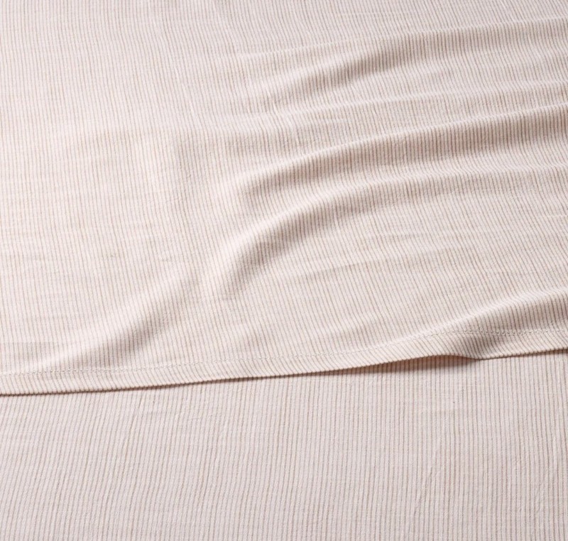 4pc King Micro Stripe Sheet Set Rust - Hearth & Hand with Magnolia NEW gallery