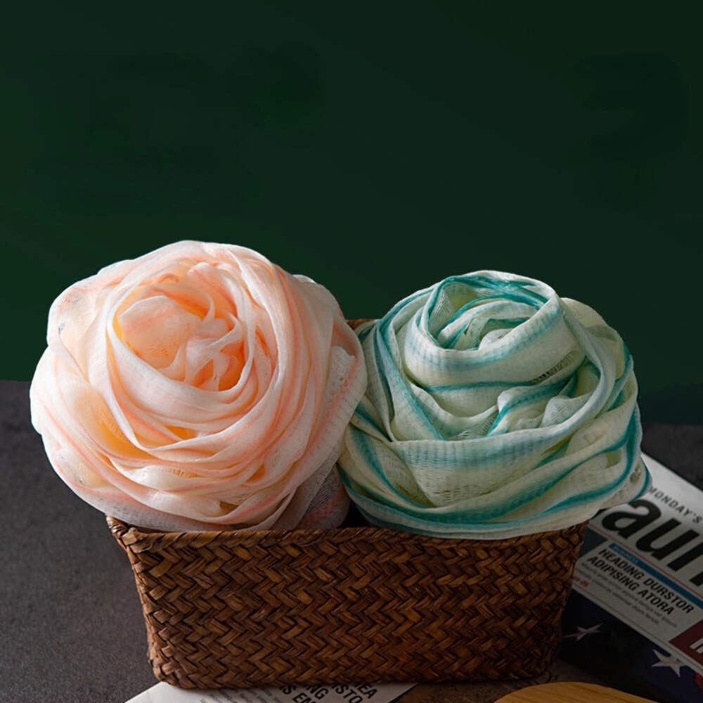 Papo- Rose Shower Pouf Premium Quality and Rich Foaming gallery