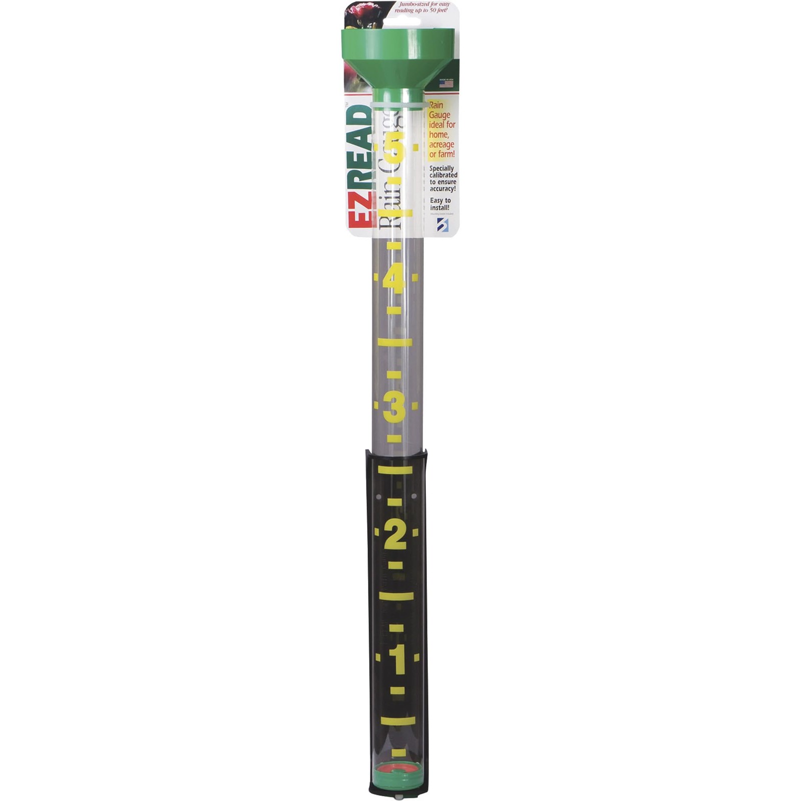EZ Read Classic Jumbo Rain Gauge, 26in. Tall, Readable From Up to 50ft., Model# gallery