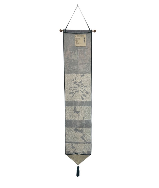 Christmas Birds Bell Pull Wall Hanging 9x41 Inches Tassel Made In USA gallery