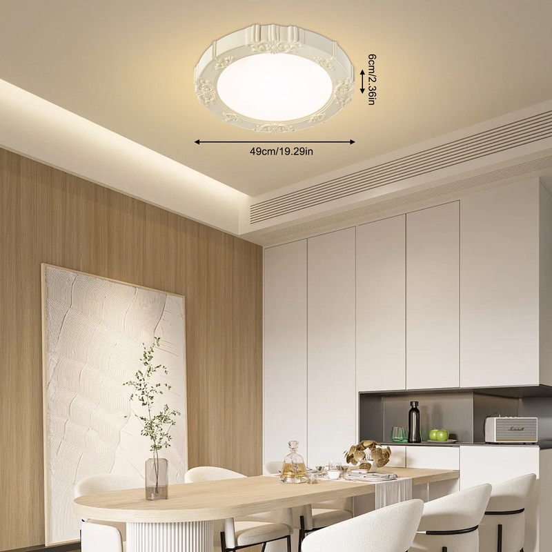 Modern Flush Mount Ceiling Light Acrylic LED Dimmable Chandelier Lamp Fixture gallery