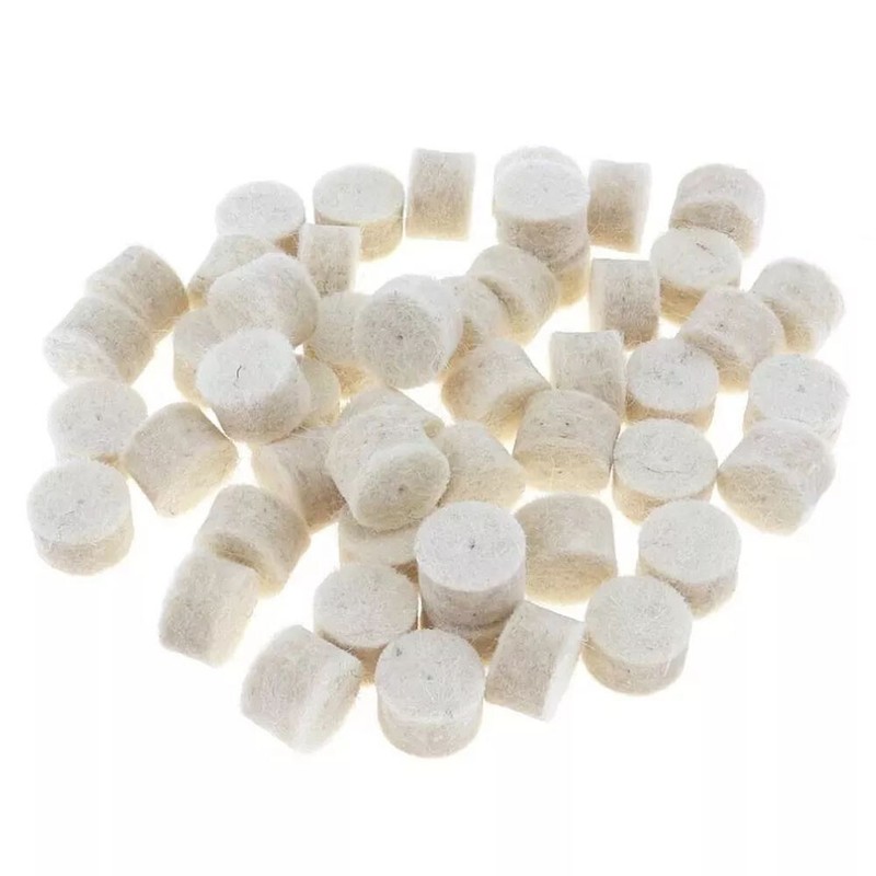 (102pc) Wool Felt Polishing Buffing Pad 13mm + 2pcs Shank For Grinding Wheel gallery