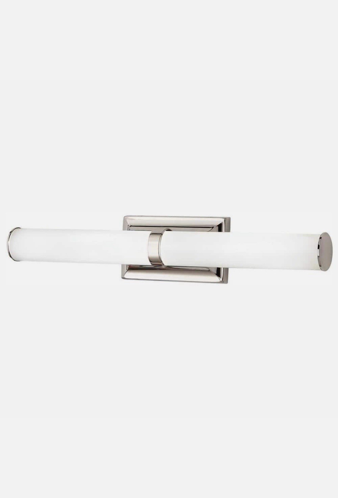 Home Decorators Collection Rolande Polished Nickel LED Vanity Light Etched Glass gallery