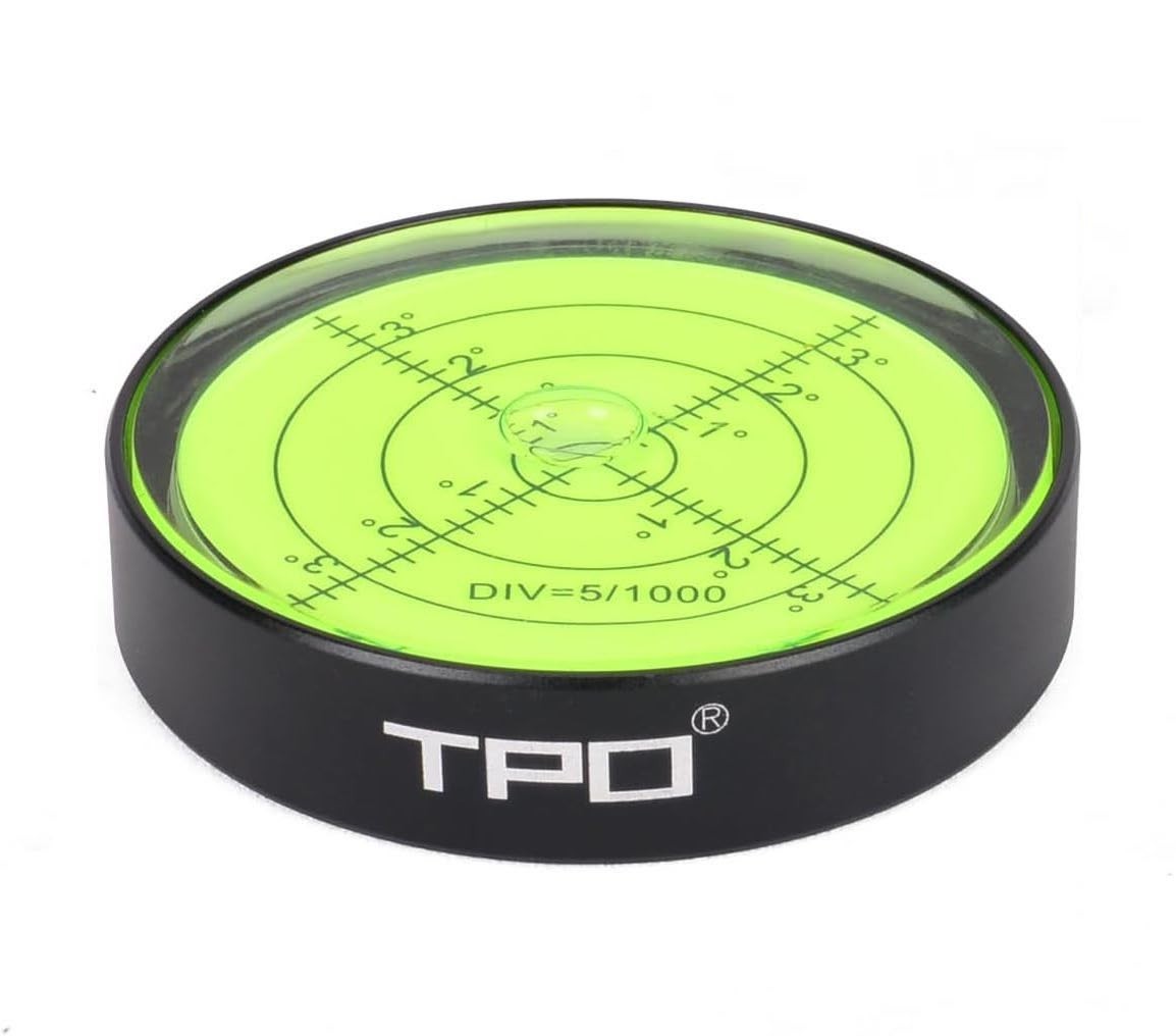 Horizontal Bubble Level 2.5 Inches Precision Bulls-eye Circular Bubble Level gallery