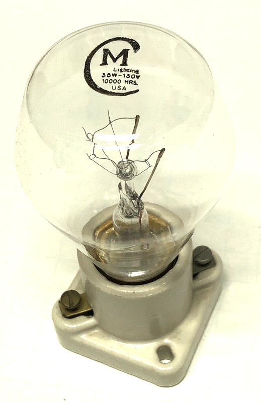 35DC19/CL M LIGHTING LONG LIFE BULB, CLEAR, 10,000 HOURS - DIAMOND SHAPE - USA gallery