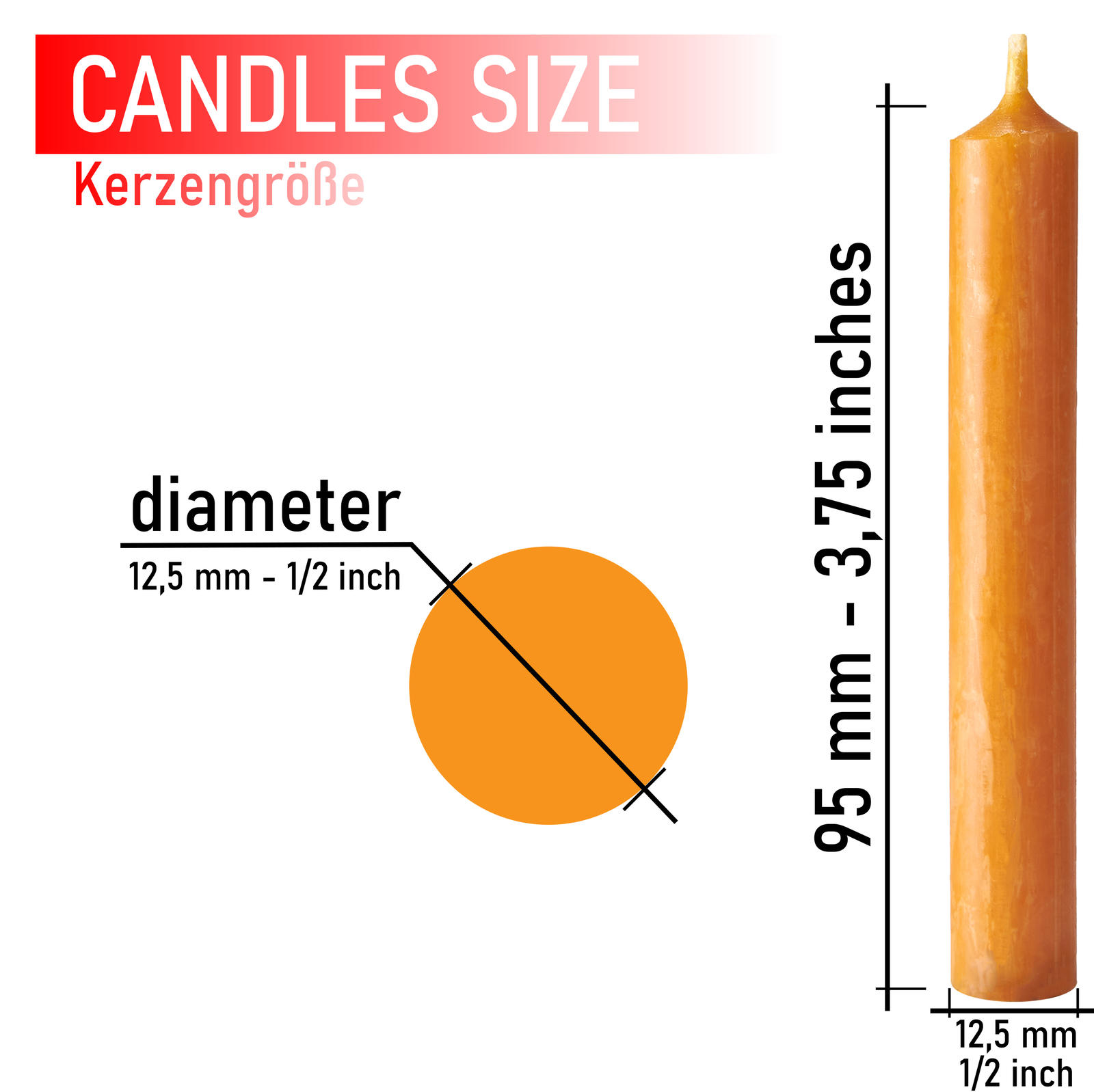 BRUBAKER 10% Beeswax Tree Candles - Pack of 20 - Honey Colored - 3.74" gallery