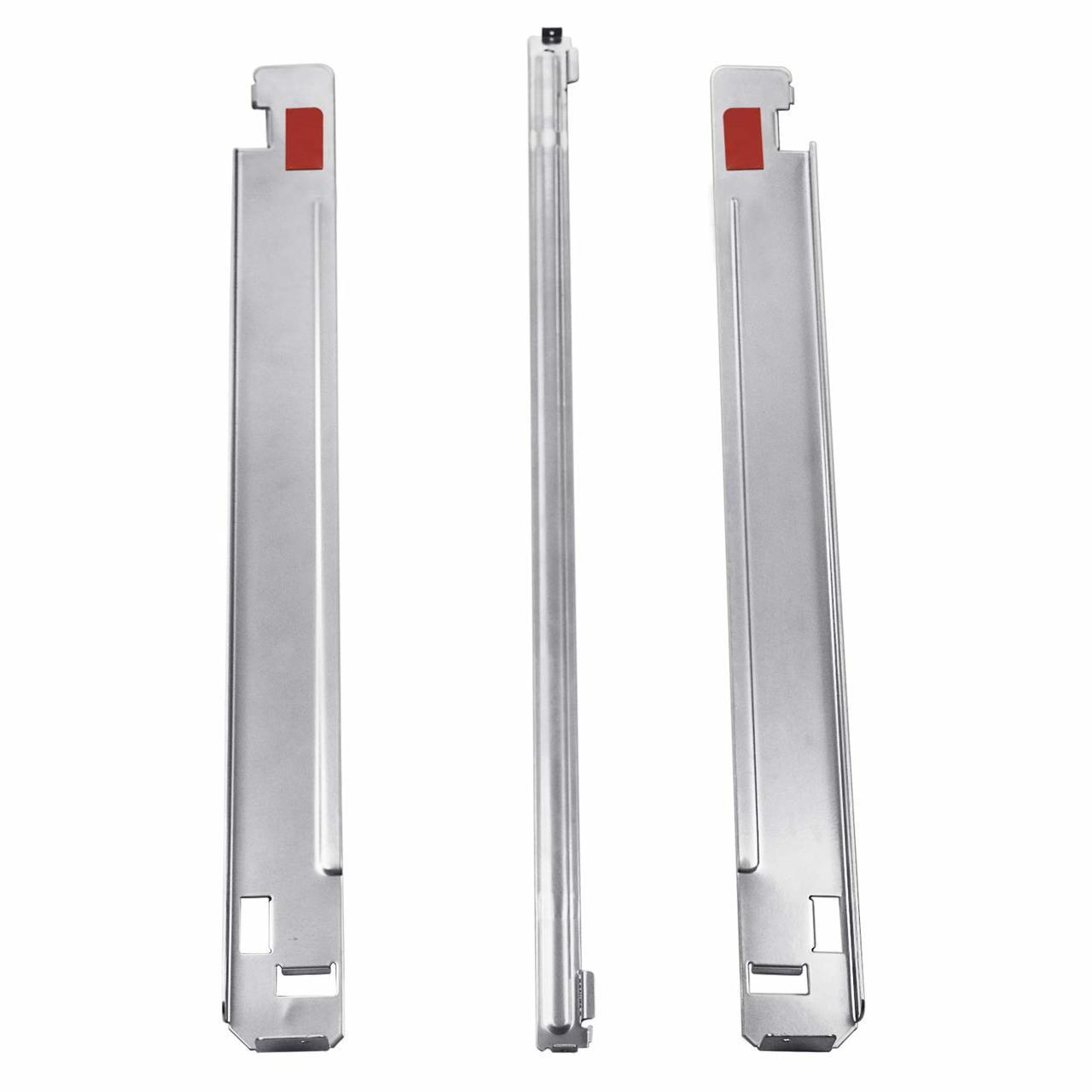 KSTK2 29 Inch Stacking Kit Chrome Steel Compatible with LG Washer Dryer gallery
