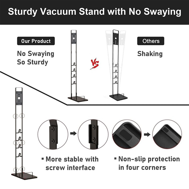 Vacuum Stand, Storage Bracket Stand Holder, Stable Vacuum Stand with Dyson V1... gallery
