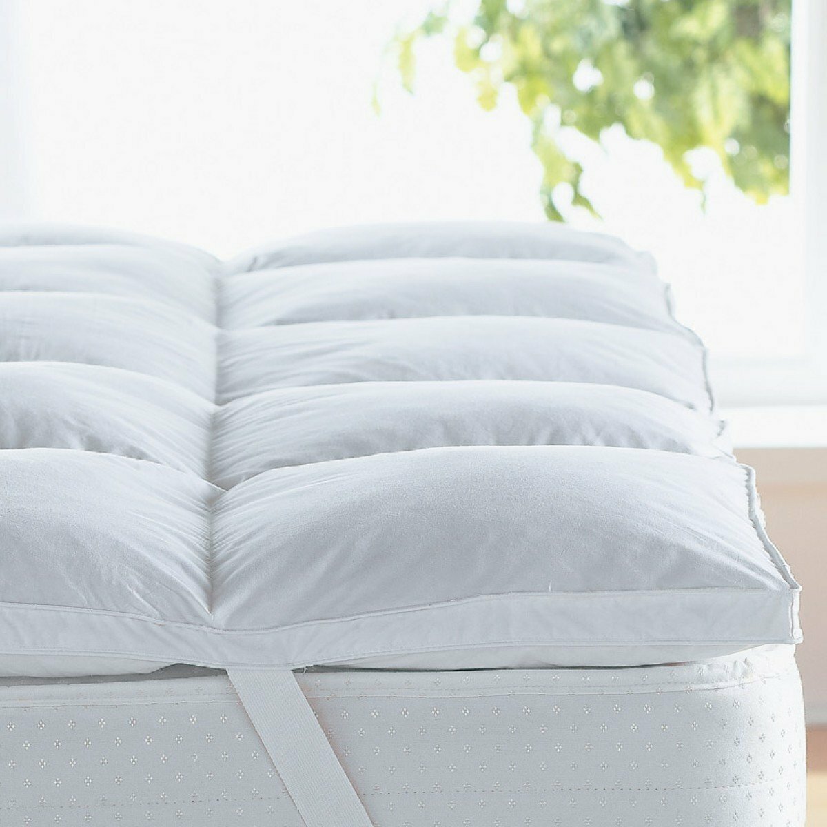 2" Hypoallergenic Allergy-Free Down Alternative Mattress Topper & Pad Protector gallery