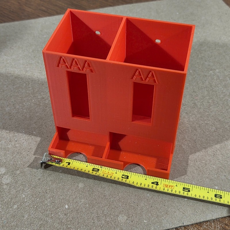 Battery Storage Dispenser Organizer AA Battery AAA Battery gallery
