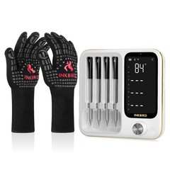 INKBIRD Wireless Probe Meat Thermometer BBQ Glove Instant Read Candy Thermometer