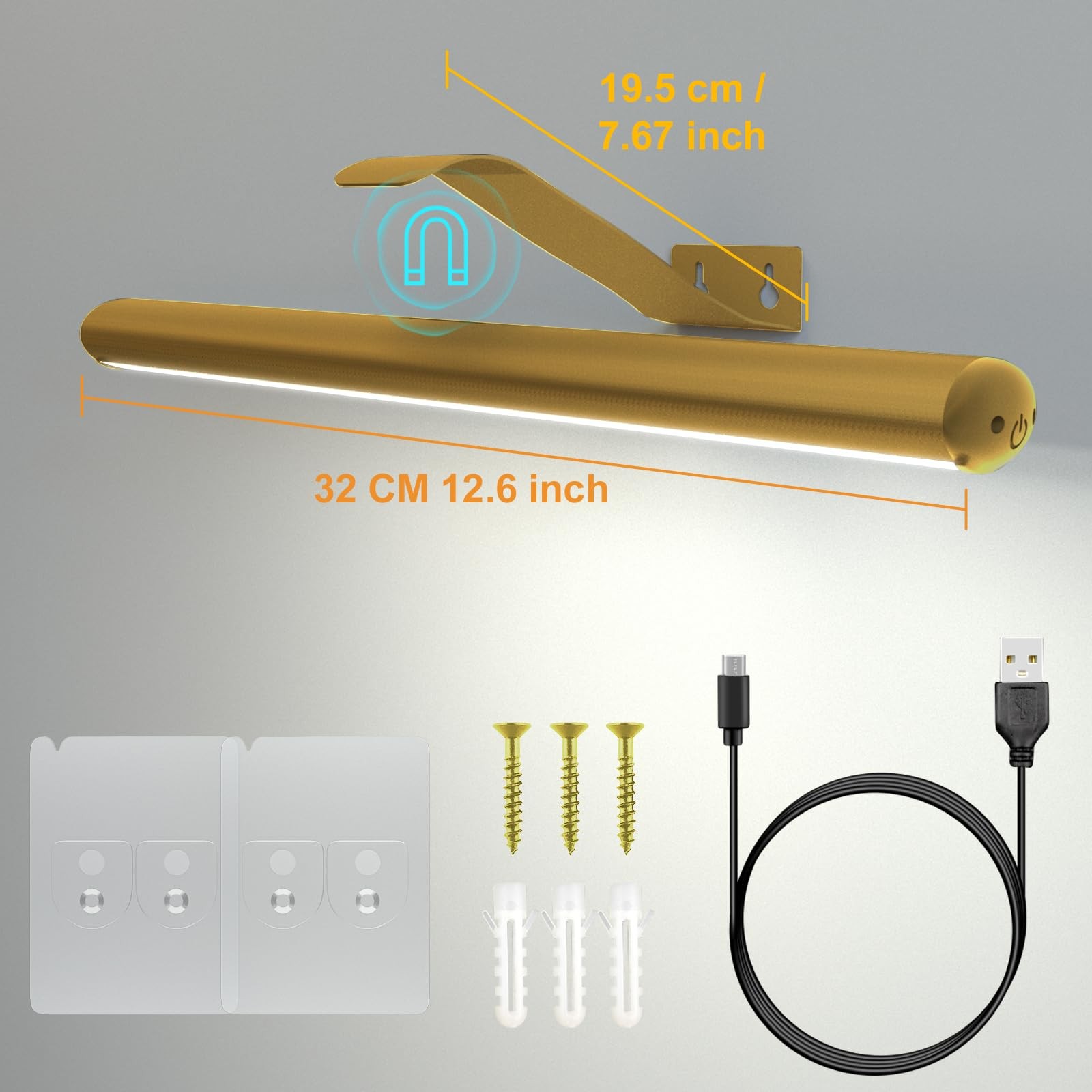 Rechargeable Picture Light with Remote Control for Picture Artwork Gallery gallery