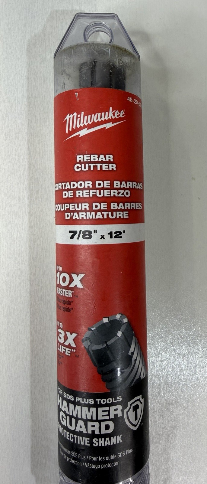 Milwaukee Tool 7/8 In. X 12 In. Sds-Plus Rebar Cutter 48-20-6727 gallery