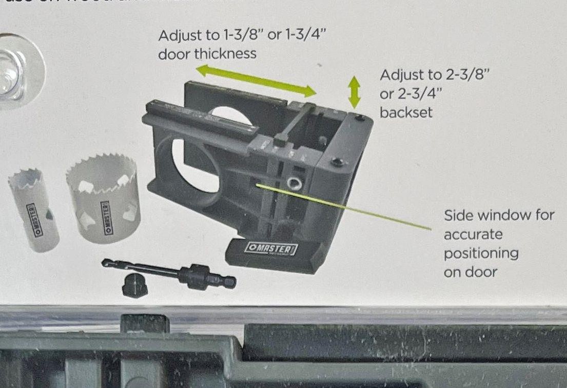 Master Mechanic DOOR LOCK INSTALLATION KIT Bi-Metal Hole Saws gallery