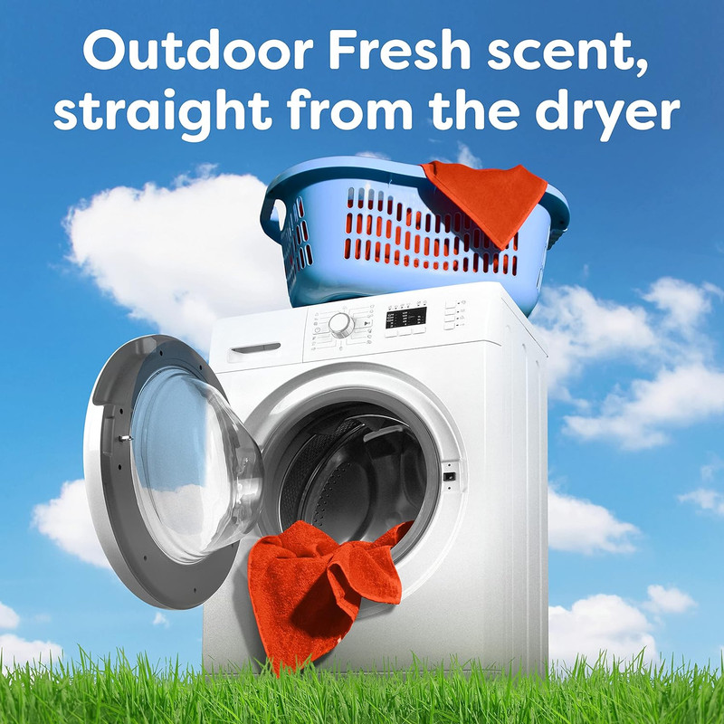 Bounce Dryer Sheets Laundry Fabric Softener Sheets , Outdoor Fresh, 240 Count gallery