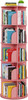 Pink 5-Tier Rotating Bookshelf Tower - 360° Spinning Bookcase Organizer gallery